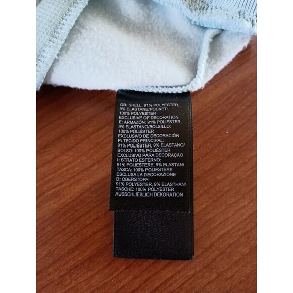 The North Face Tekno Hoodie Pullover Womens Small Sweatshirt Two Tone Blue Black - Picture 7 of 12